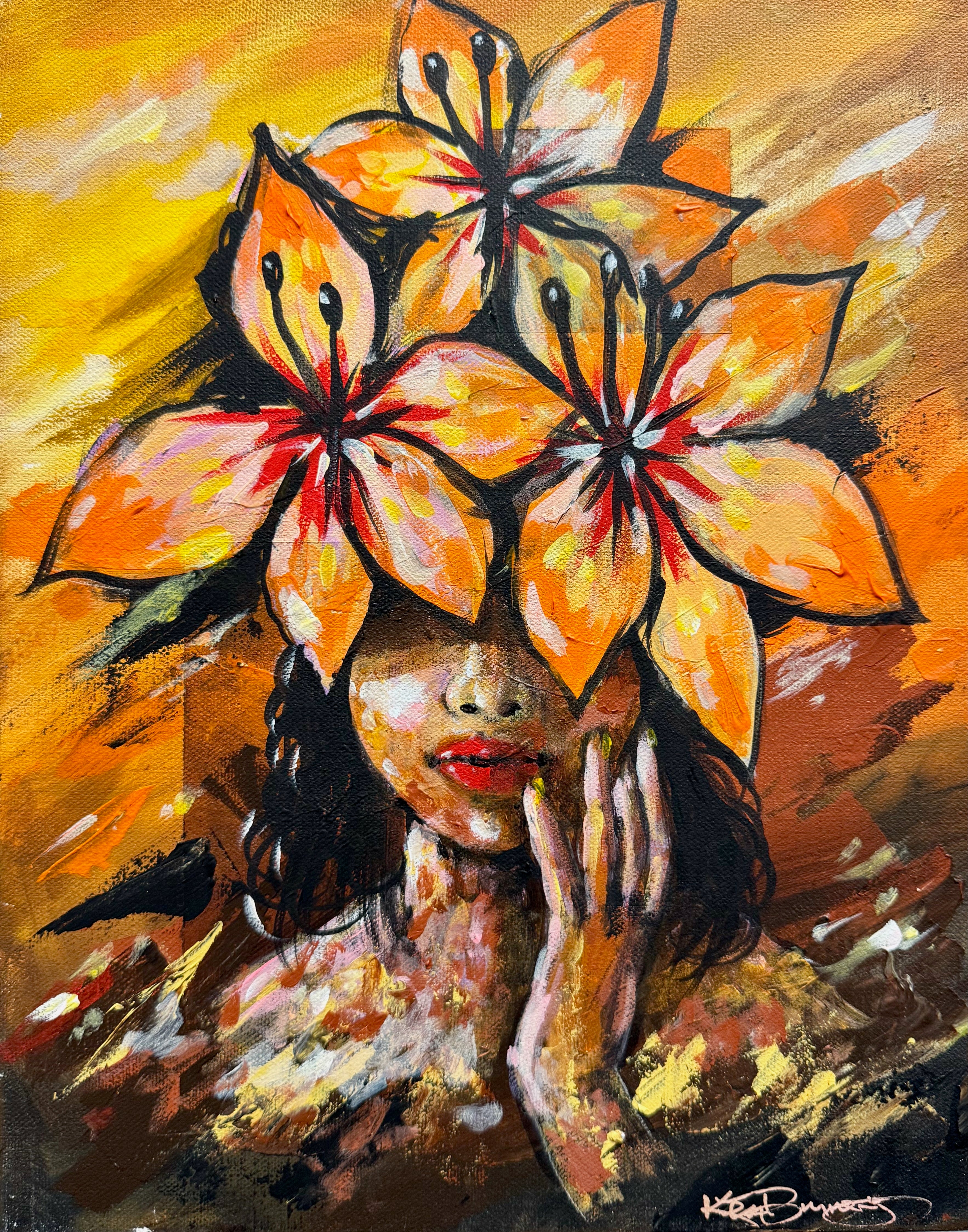 Original painting - West Lily
